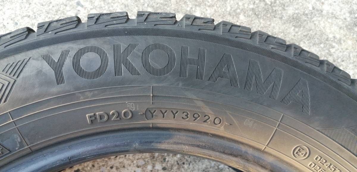 YOKOHAMA ice GUARD iG50PLUS 205/60R16 2020年製　ヨコハマ　アイスガード　スタッドレスタイヤ　4本セット_画像8