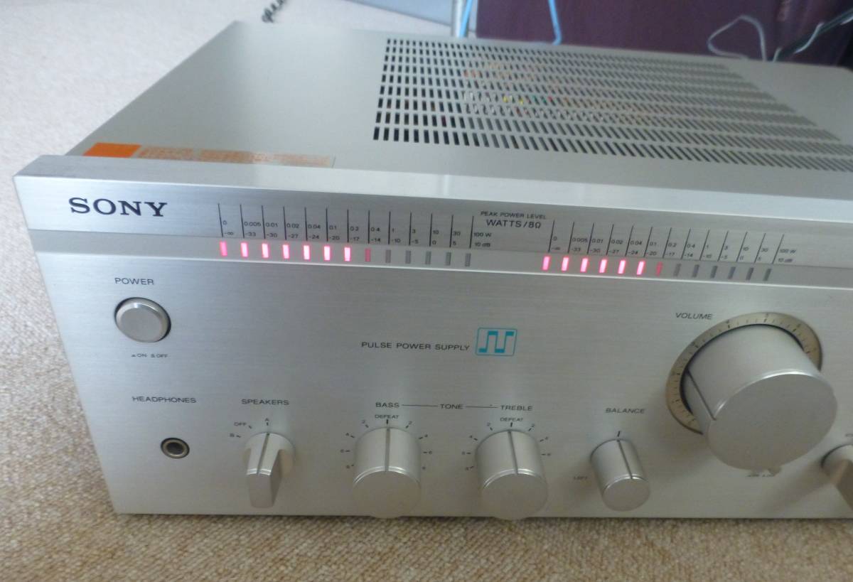 ☆ プリメインアンプ SONY TA-F60(204809)☆動作良好~整備済(01 ☆ プリメインアンプ SONY TA-F60(204809)☆動作良好~整備済(01