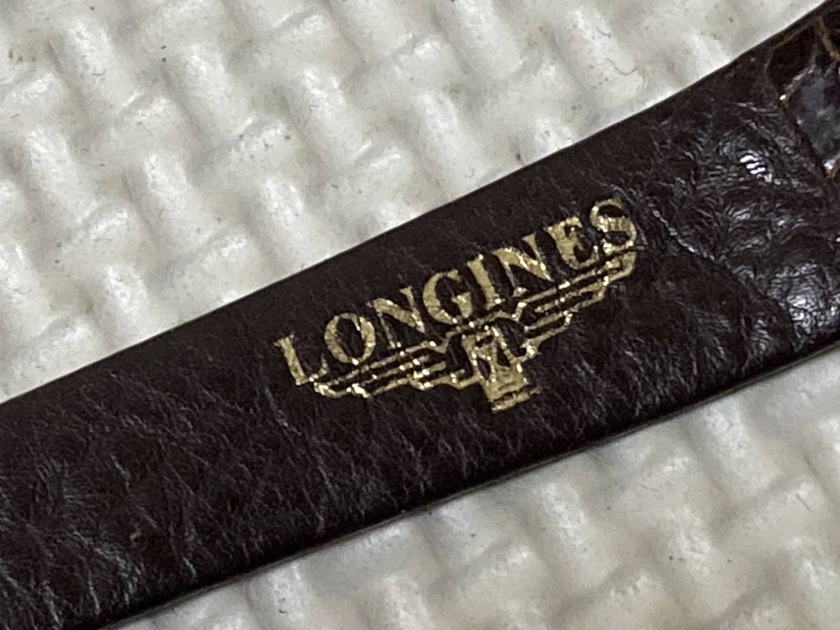 LONGINES ロンジン　手巻き腕時計 ローマン ラウンド バンド/尾錠付_画像9