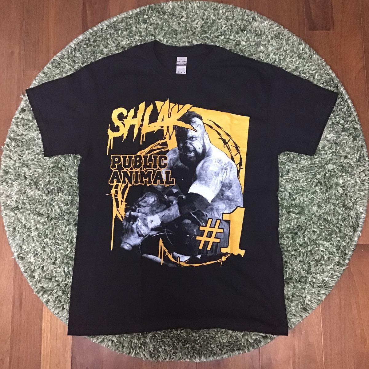 【新品未使用Mサイズ】SHLAK シュラック Tシャツ GCW デスマッチ