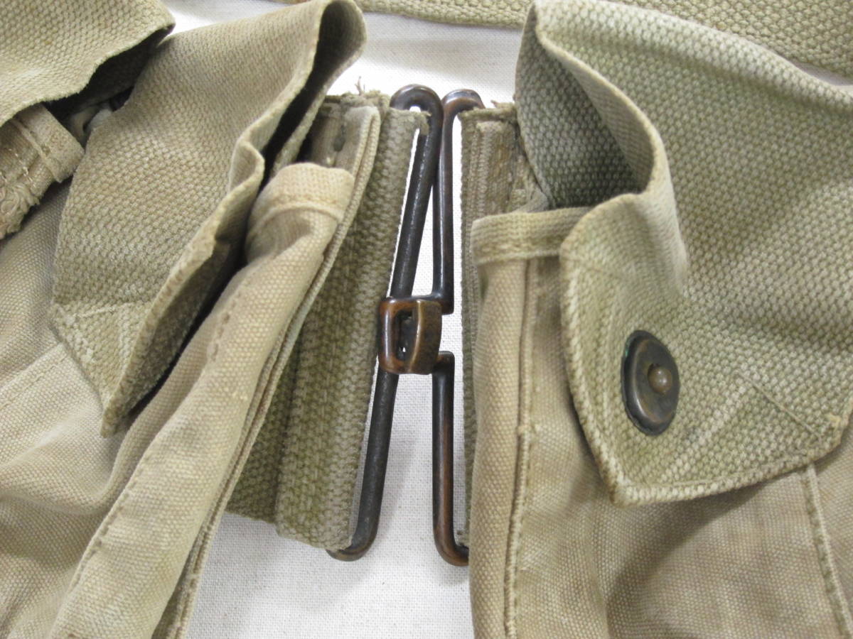【実物】 米軍 BAR マガジンポーチ 弾帯 ブローニングオートマチックライフル M-1918 WWII ヴィンテージ US ARMY NAVY MARINES_画像5