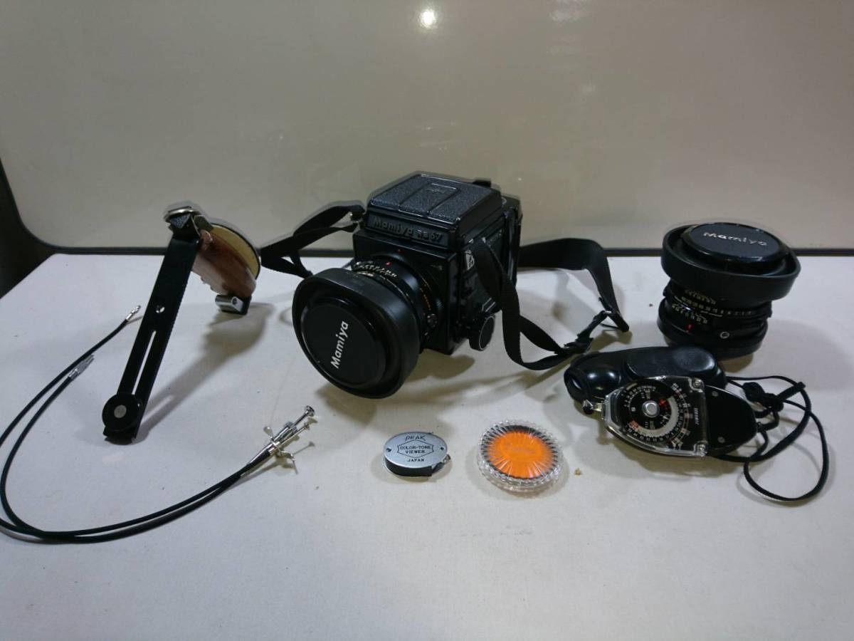 (5)Mamiya マミヤ RB67 カメラ レンズ SEKOR 1:3:8 f=90mm 1:3:8 f=127mm 露出計付き_画像1