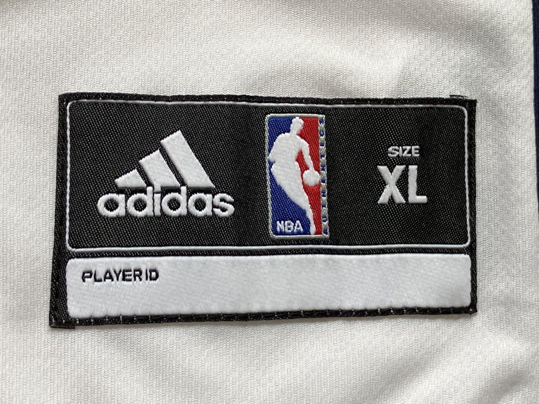 【美品】 NBA　JAZZ デロン・ウィリアムス ★ ユタ・ジャズ adidas アディダス ユニフォーム ジャージ バスケ XL　美品　白 シャツ_画像8