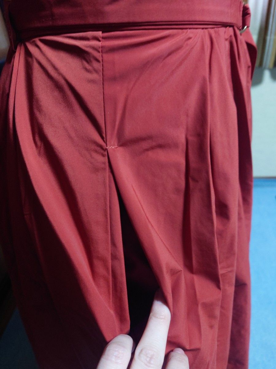 《新品未使用》マイストラーダ　ベルト付タックギャザーボリュームスカート ロング スカート