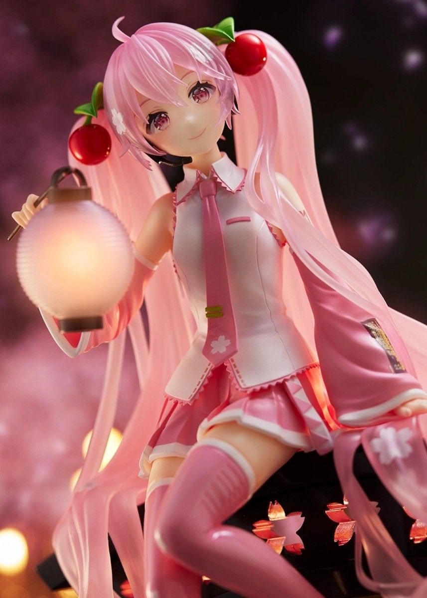 ちゃんと光る 桜ミク AMP フィギュア 桜提灯 初音ミク 01 ちゃんと光る 桜ミク AMP フィギュア 桜提灯 初音ミク 01