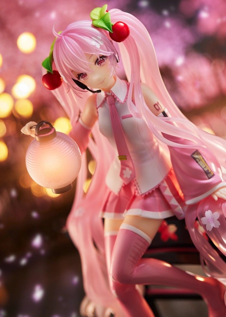 ちゃんと光る 桜ミク AMP フィギュア 桜提灯 初音ミク 01 ちゃんと光る 桜ミク AMP フィギュア 桜提灯 初音ミク 01