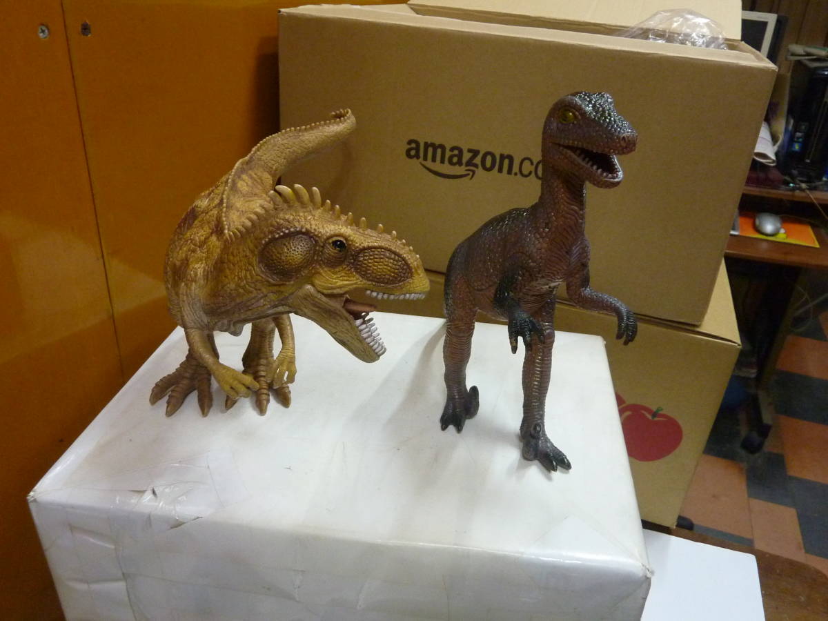 [ 恐竜 ]フィギュア ８体セット 本体約20－33㎝ ステゴザウルス 他 送料無料_画像2
