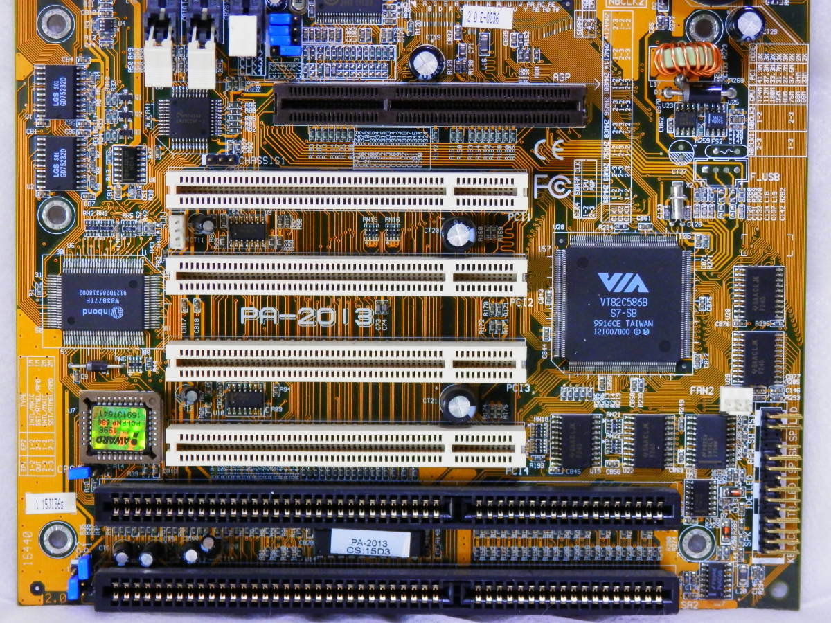 Socket7 motherboard *** FIC PA-2013 *** CPU& memory attaching 