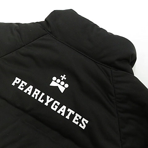 【格安】1,000円～ PEARLY GATES パーリーゲイツ ダウンジャケット ブラック系 サイズ5 メンズ ゴルフウェア [M4359]_画像7