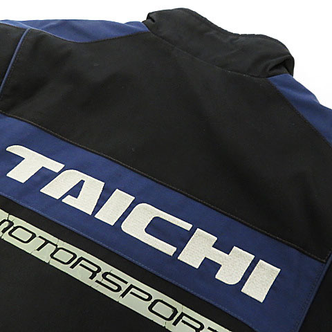 【格安】1,000円～ RS TAICHI アールエス タイチ ライダースジャケット ブラック系 サイズL バイク オートバイ [M4465]_画像6