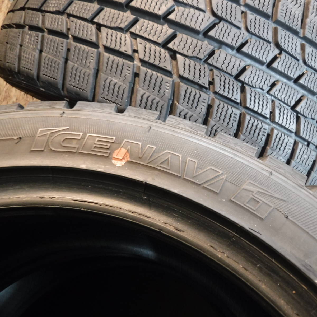 9分山 品質良し 19年製 ICE NAVI アイスナビ 6 215/45R17 GOOD YEAR(グッドイヤー) 愛知手渡し,交換可 個人宅配送不可 中古4本 892-86の画像2