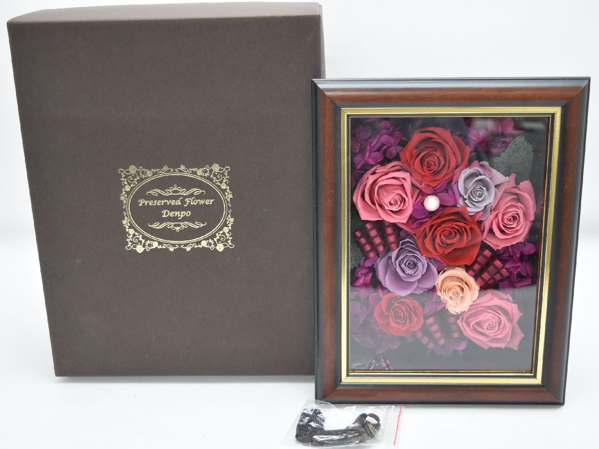  большой .. san love магазин товар Preserved Flower Denpo консервированный цветок premium rose электро- . картон изначальный с коробкой роза интерьер 