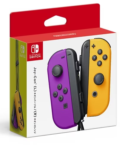 任天堂 Nintendo Switch専用 Joy-Con(L) ネオンパープル/(R) ネオンオレンジ [コントローラー]　新品 未使用