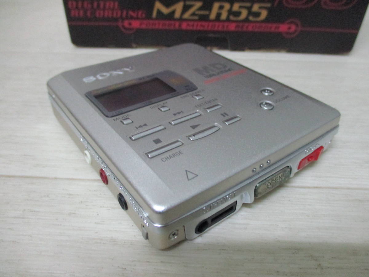 SONY MDウォークマン MZ-R55 ソニー ポータブルMDレコーダー_画像6