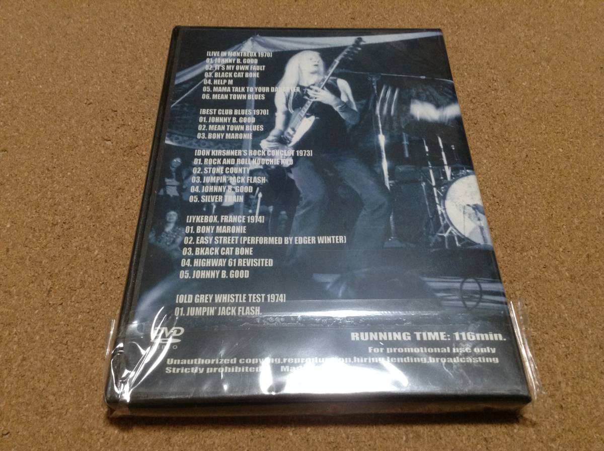 DVD-R/ johnny winter ジョニー・ウィンター / special rare collection 1970-1974 Archive _画像3