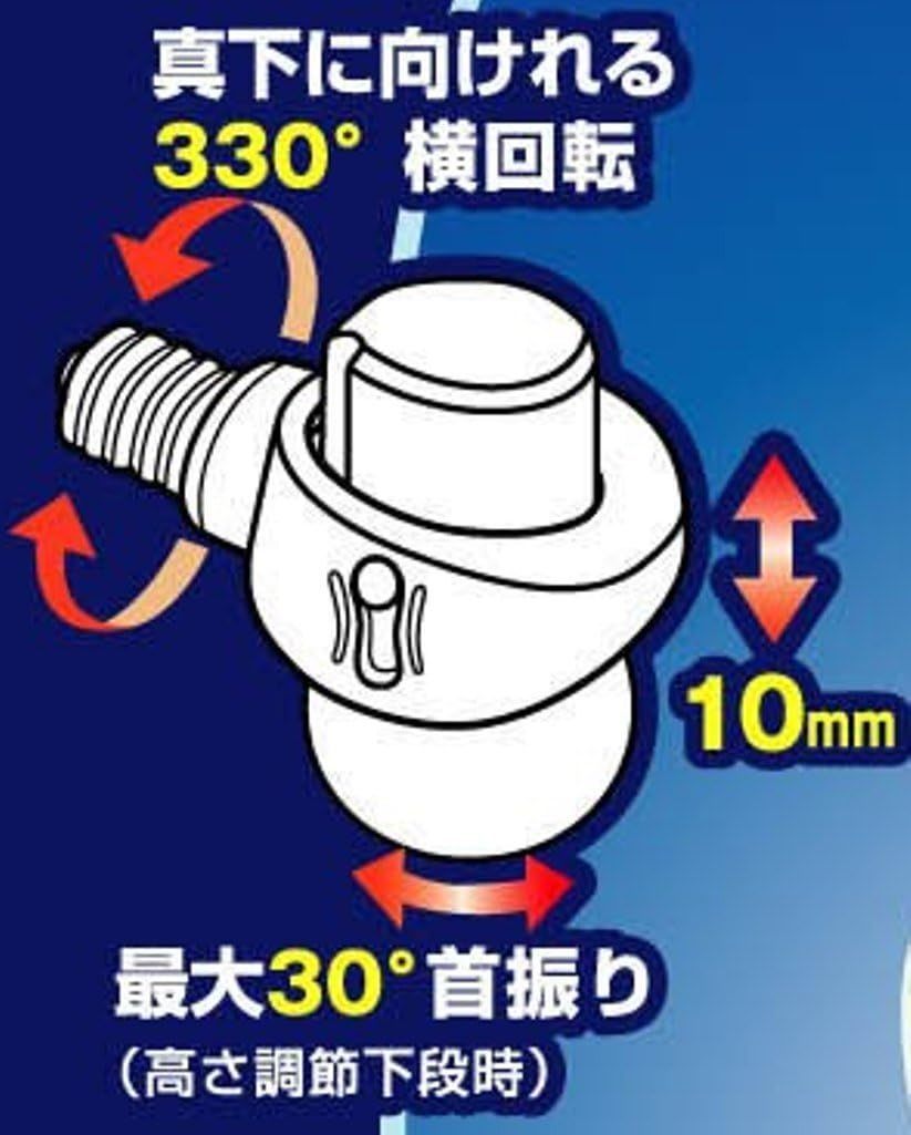可変式ソケット 屋内用 ムサシ RITEX DS17-10 E17 LED電球専用 の画像5