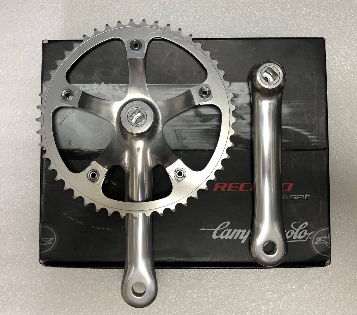 カンパニョーロ レコード ピスタ クランクセット 170mm 49T　Campagnolo - RECORD PISTA Crankset_画像2