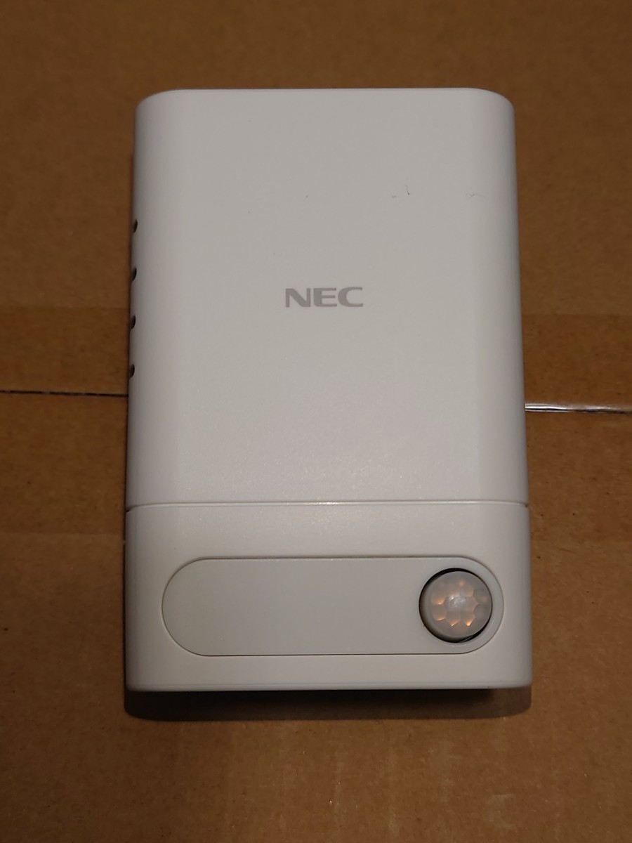 【動作良品】NEC Aterm W1200EX-MS Wi-Fi中継機 無線LAN 人感センサー付き 中古品 _画像2