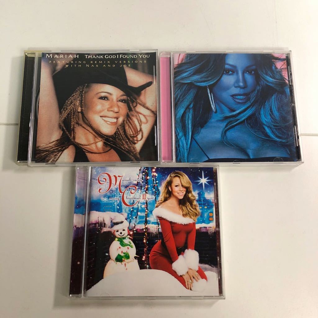 MARIAH CAREY マライヤ・キャリー CD 3枚組 動作確認済 洋楽 CAUTION MERRY CHRISTMAS Ⅱ YOU THANK GOD I FOUND YOU _画像1