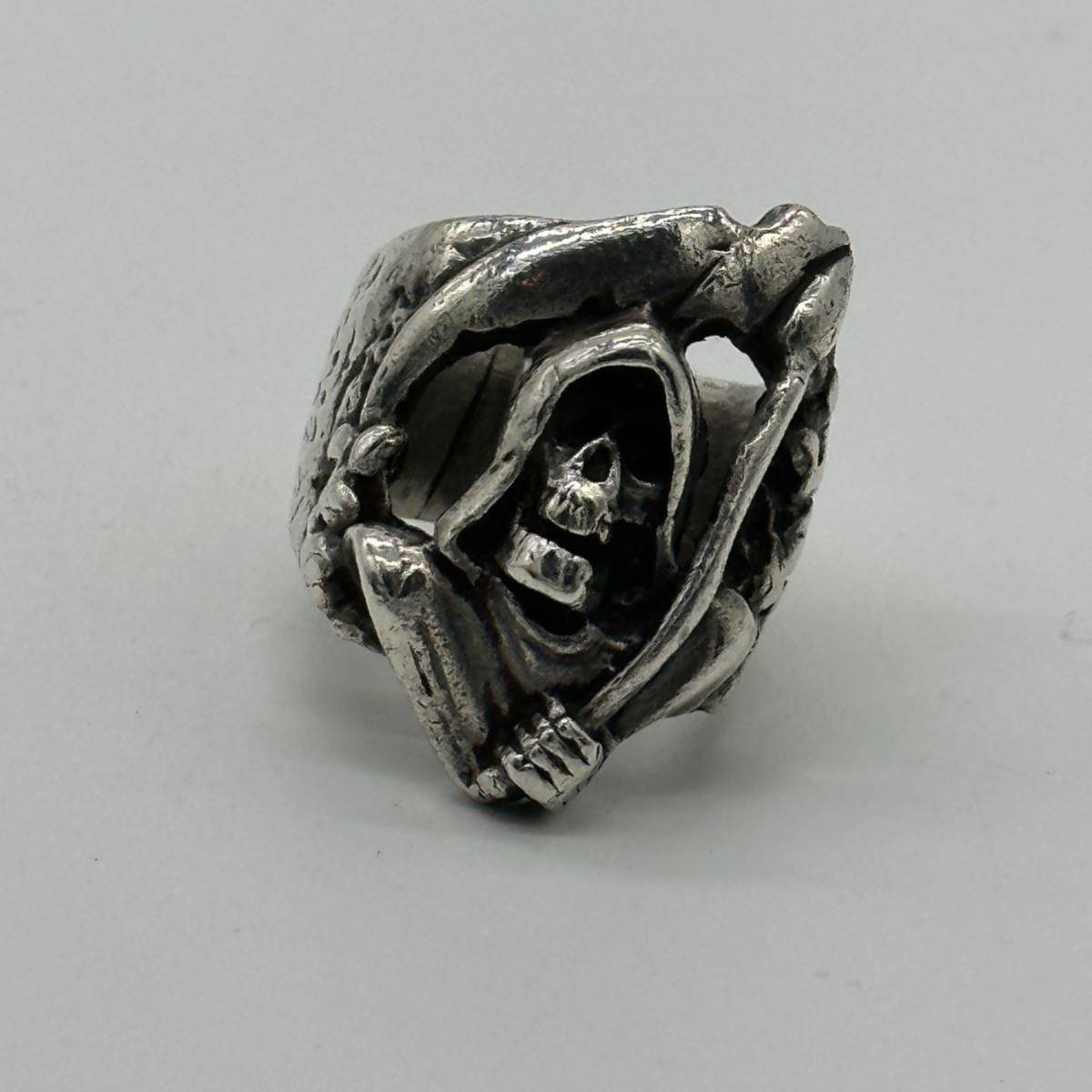 CrazyPig×THE GREAT FROG:クレイジーピッグ×グレートフロッグ limited grim reaper ring/グリムリーパーリング/18号_画像2