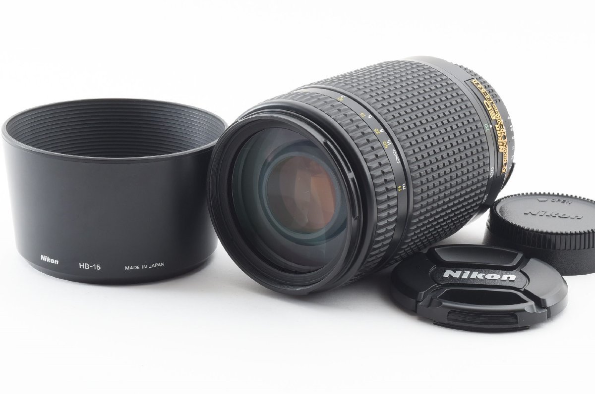 Nikon AF NIKKOR 70-300mm F4-5.6 D ED [美品] HB-15 レンズフード付き フルサイズ対応 超望遠ズーム