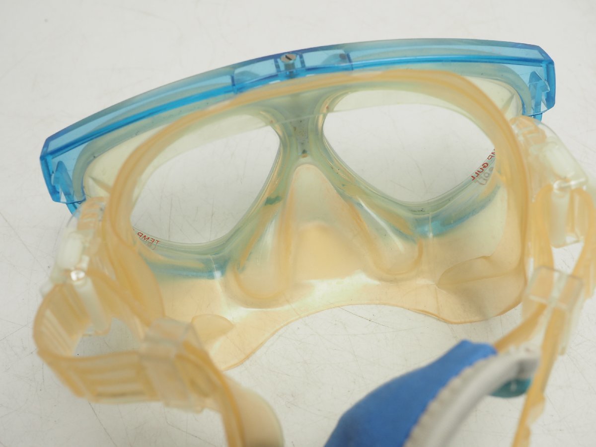 USED GULLgaruMANTIS man tis маска прозрачный силиконовый чехол имеется дайвинг с аквалангом сопутствующие товары [3FAA-57456]