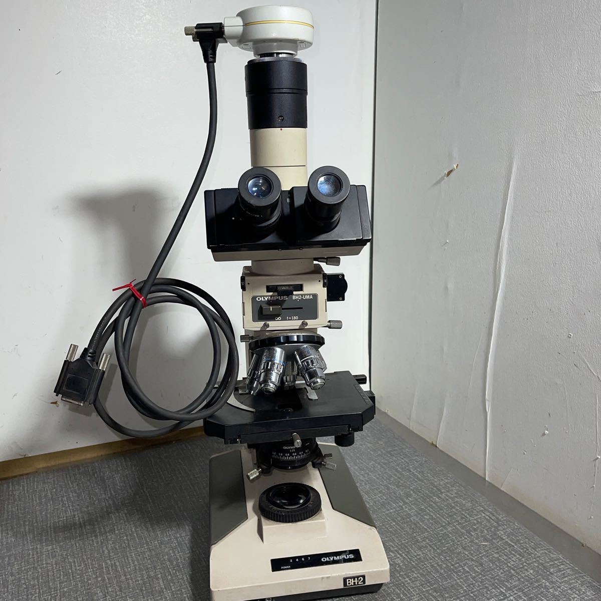 OLYMPUS オリンパス 顕微鏡 BH2-UMA 通電OK ジャンク_画像1