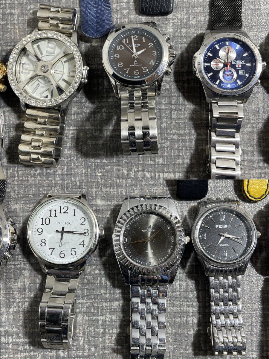 FOSSILなど各種腕時計 メンズ　クォーツ 23個 ジャンク_画像4