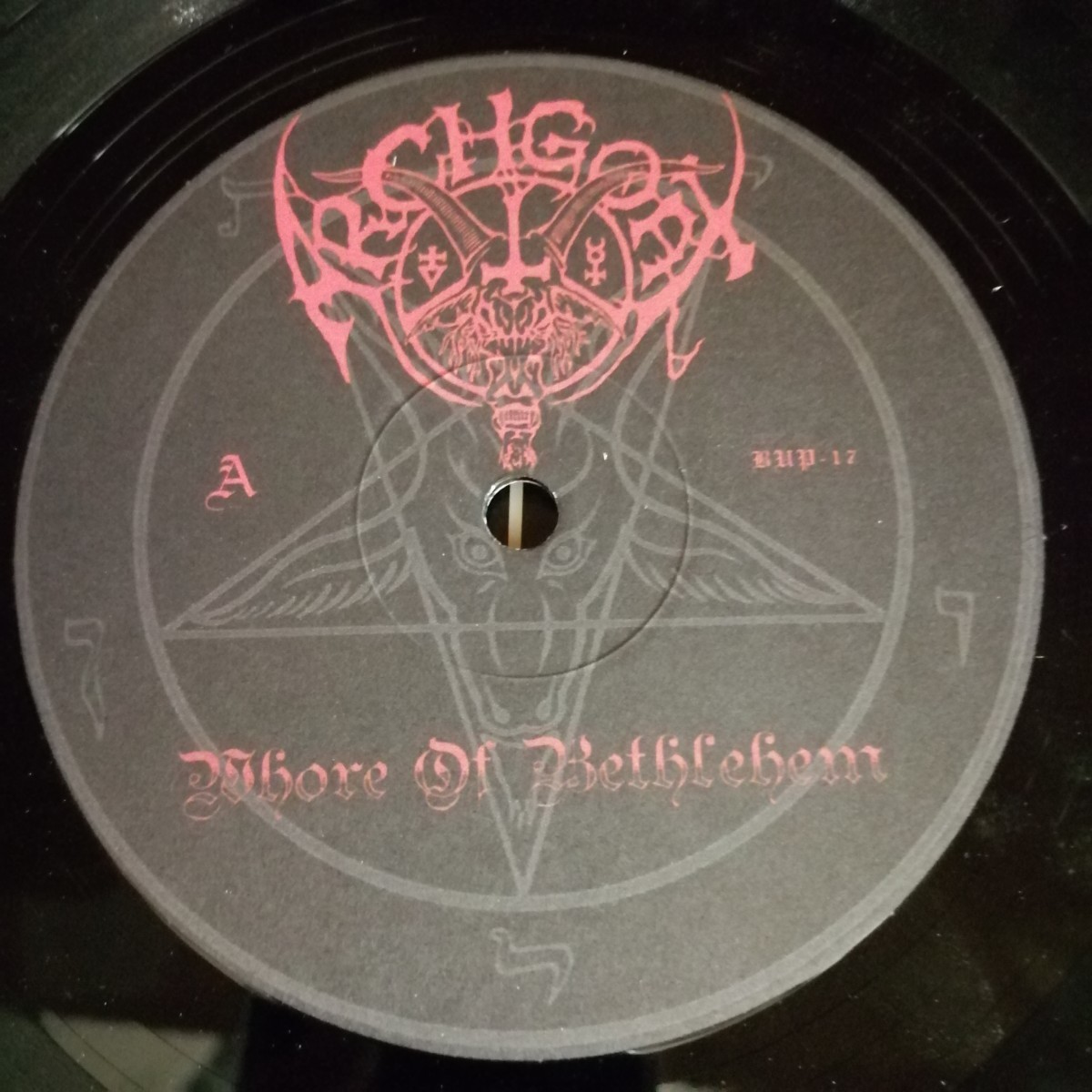 D01 中古LP 中古レコード ARCHGOAT whore of bethlehem BUP17 フランス盤　フィンランド　ブラックメタル_画像7