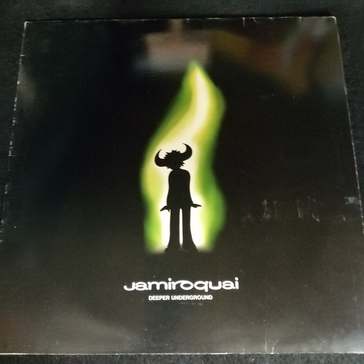 D01 中古LP 中古レコード　ジャミロクワイ　JAMIROQUAI deeper underground EU盤_画像1