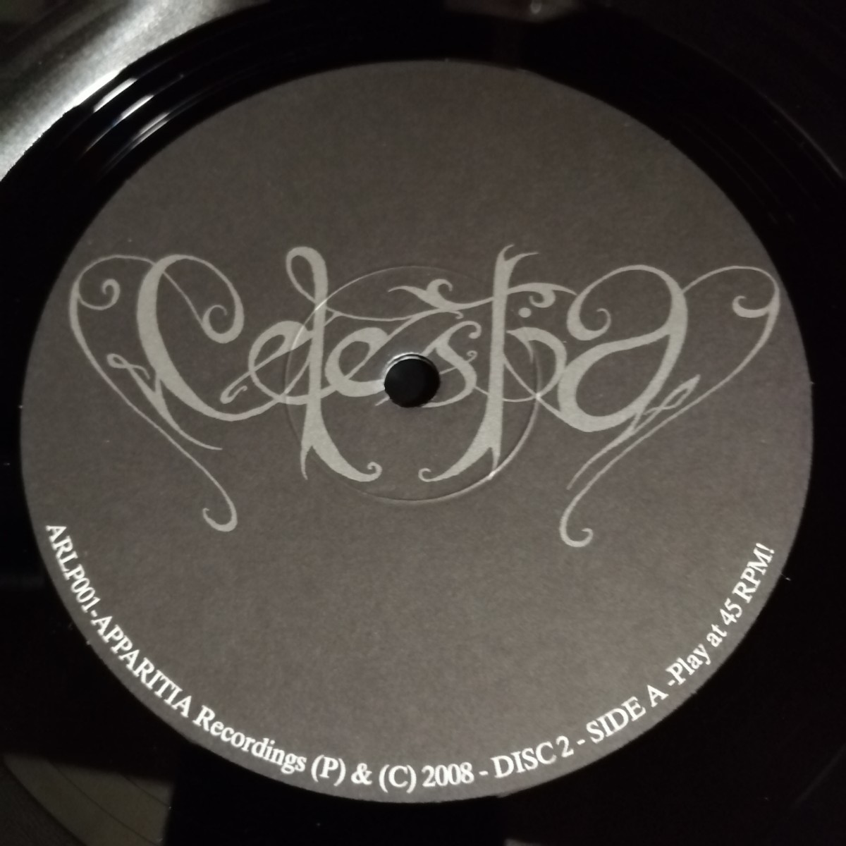 D01 中古LP 中古レコード　CELESTIA frigidiis apotheosia abstinencia genesis ARLP001 フランス盤　2枚組　ブラックメタル_画像8