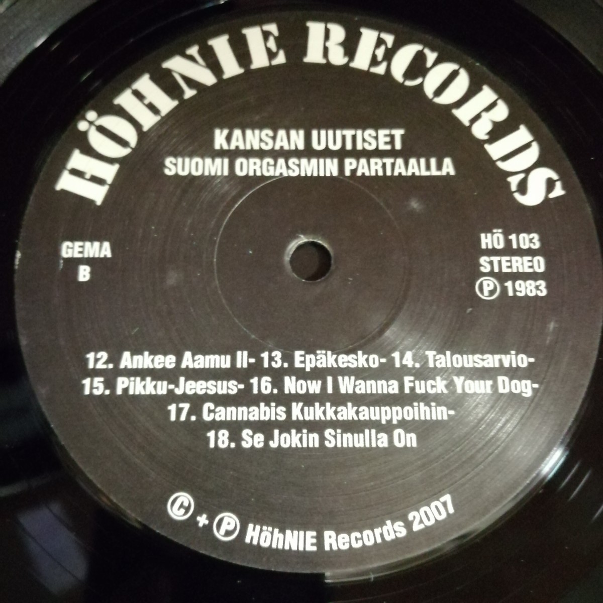 D01 中古LP 中古レコード　KANSAN UUTISET suomi orgasmun partaalla 2枚組 HO 103　ドイツ盤　フィンランド　ハードコア パンク_画像7