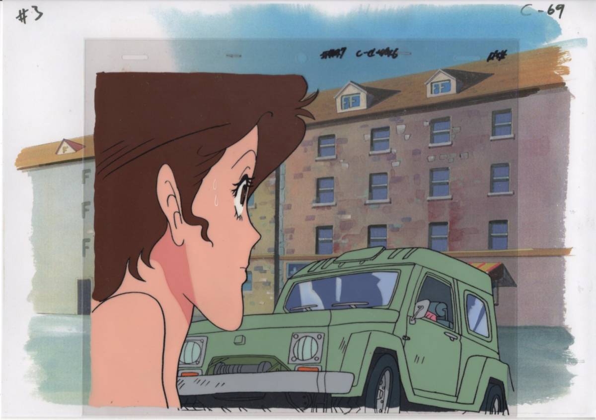 セル画】エースをねらえ!【岡ひろみ】コピー背景付 あ行 セル画】エースをねらえ!【岡ひろみ】コピー背景付 あ行