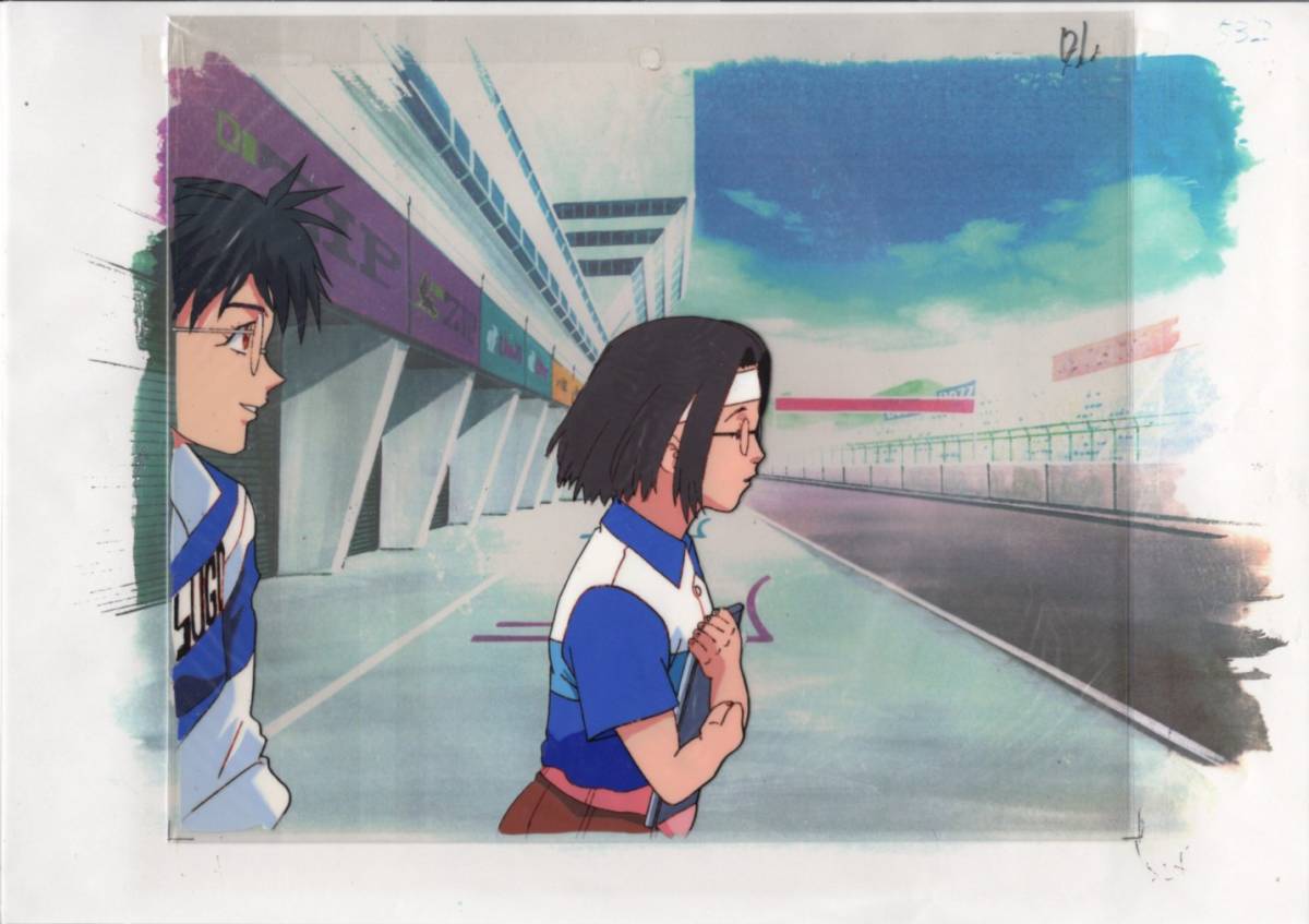 新世紀GPXサイバーフォーミュラ 直筆合致背景画 セル画 21 新世紀GPXサイバーフォーミュラ 直筆合致背景画 セル画 21