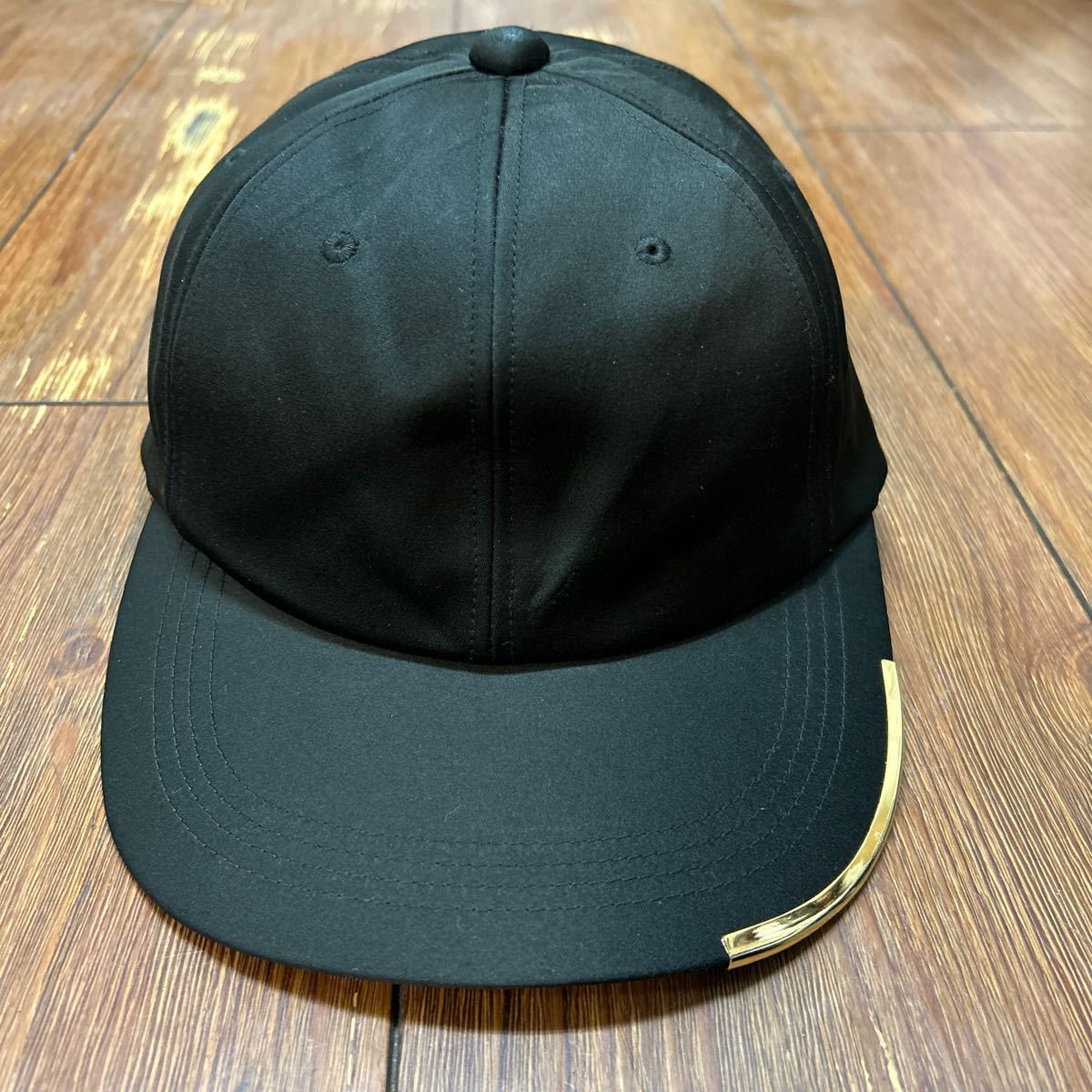 ca4la カシラ 飾り付き CAP 帽子 キャップ 黒 z1_画像1