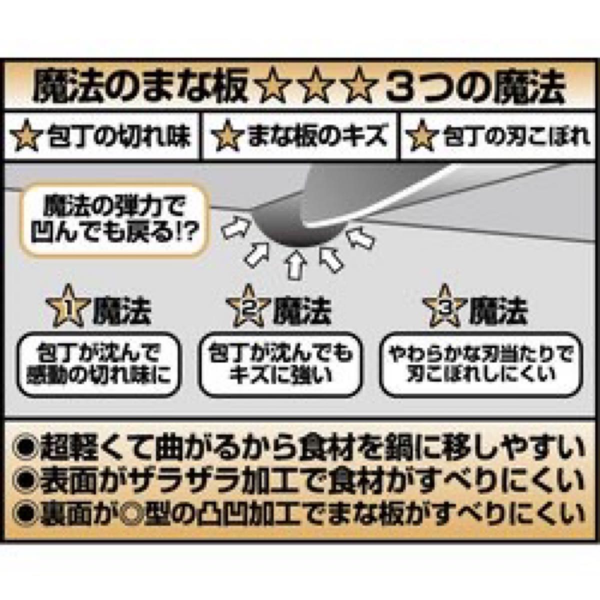 【新品未使用】魔法のまな板S【ヒルナンデスで紹介】3枚セット