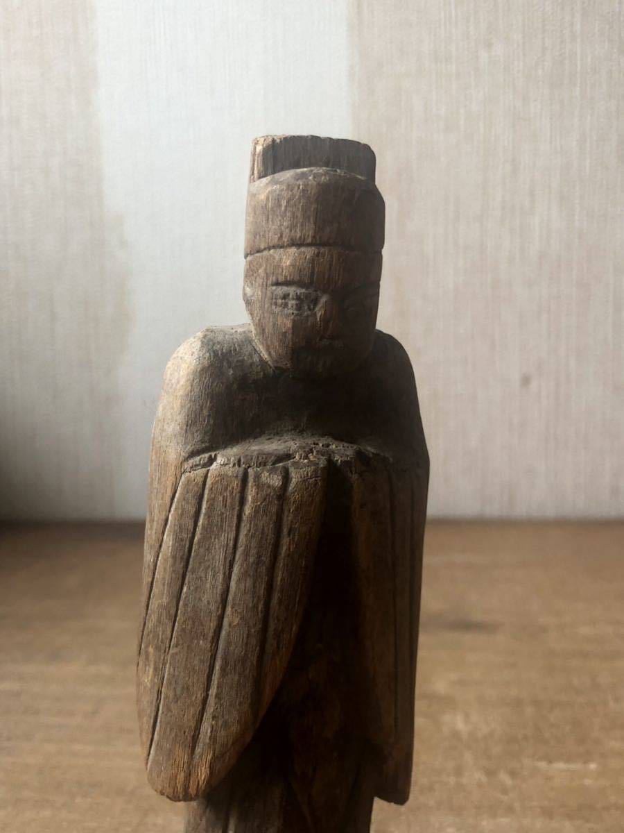 木彫　神像　李朝　江戸時代　仏教美術　古民藝_画像6