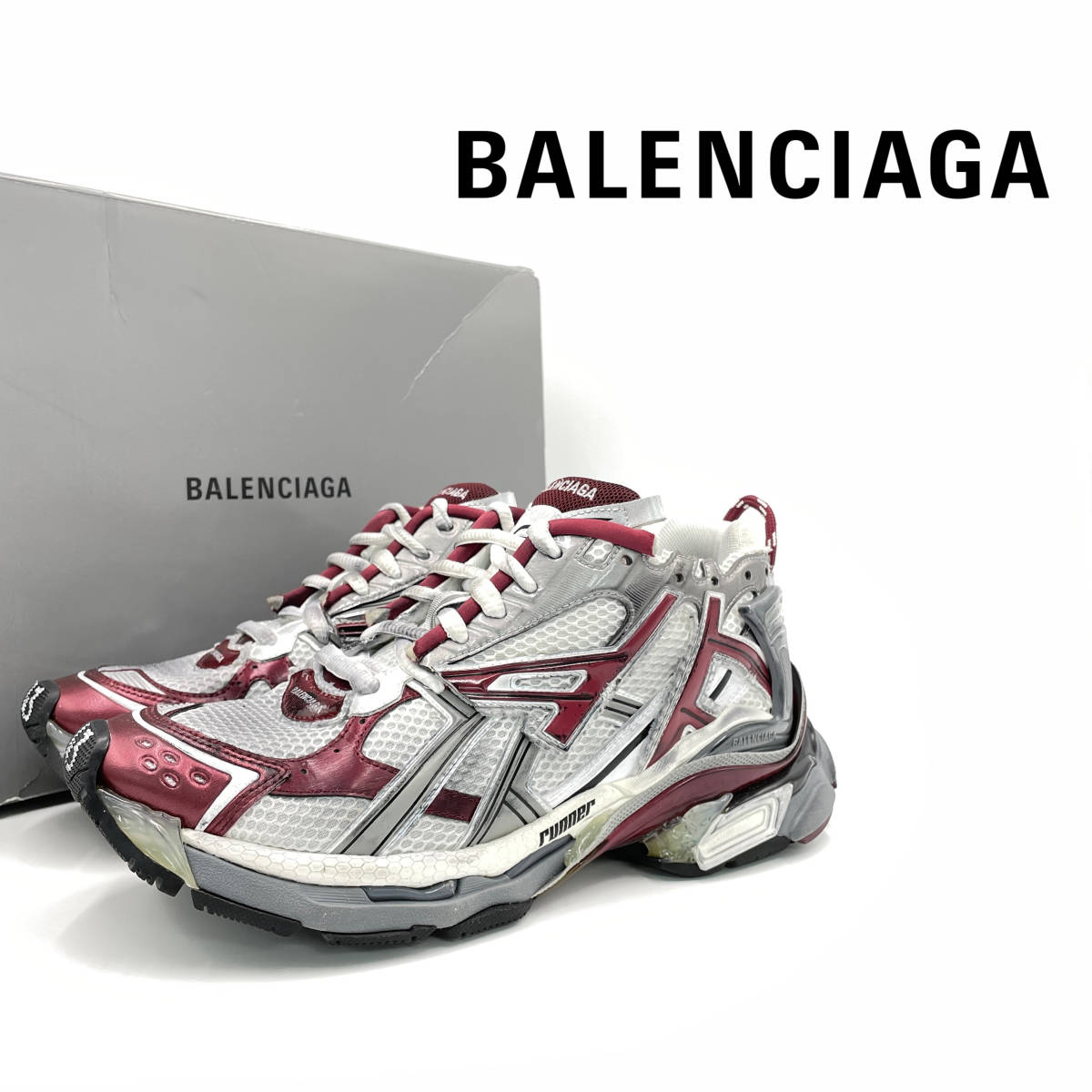 BALENCIAGA バレンシアガ ランナー ダメージ 加工 スニーカー size 43　28.5cm 0120057