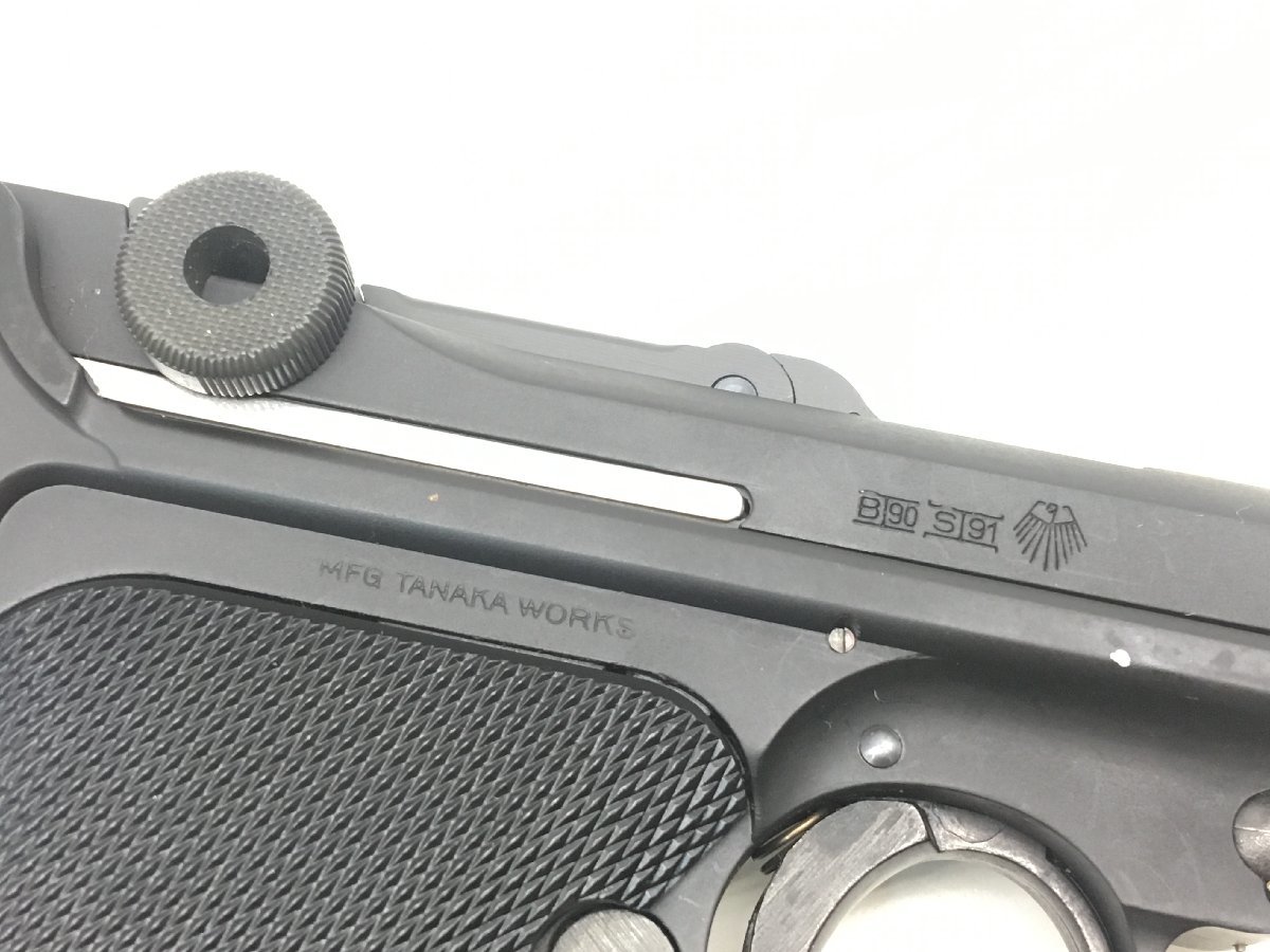 タナカ LUGER P08 ヘヴィウエイト ガスブローバック ガスガン 箱付き ASGKマーク記載 中古【UW010039】_画像8