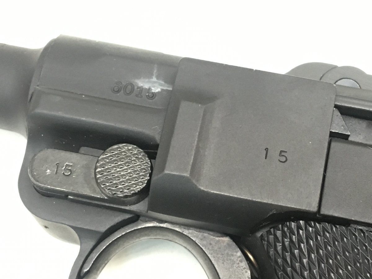 タナカ LUGER P08 ヘヴィウエイト ガスブローバック ガスガン 箱付き ASGKマーク記載 中古【UW010039】_画像6