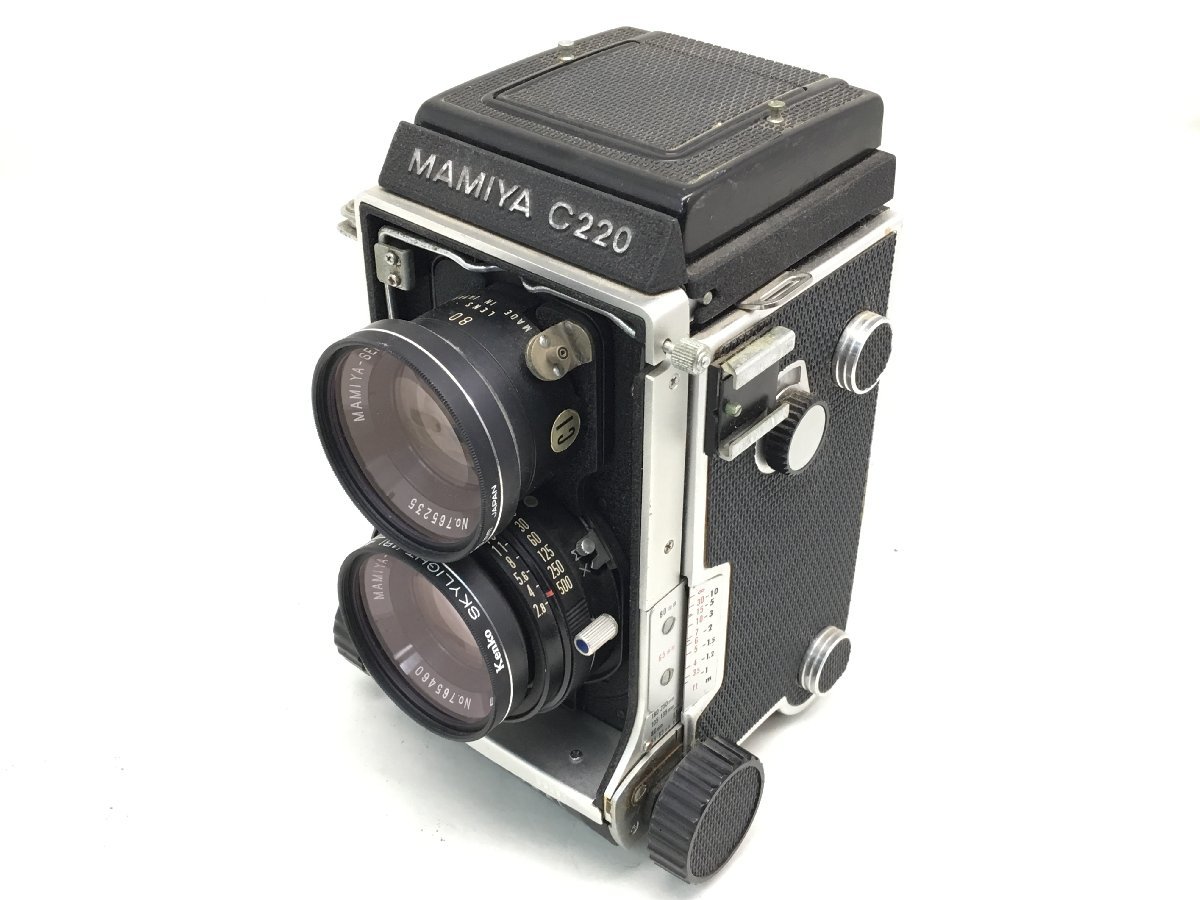 MAMIYA C220 PROFESSIONAL/MAMIYA-SEKOR 1:2.8 f=80ｍｍ 二眼レフカメラ ジャンク 中古【UW010104】_画像1