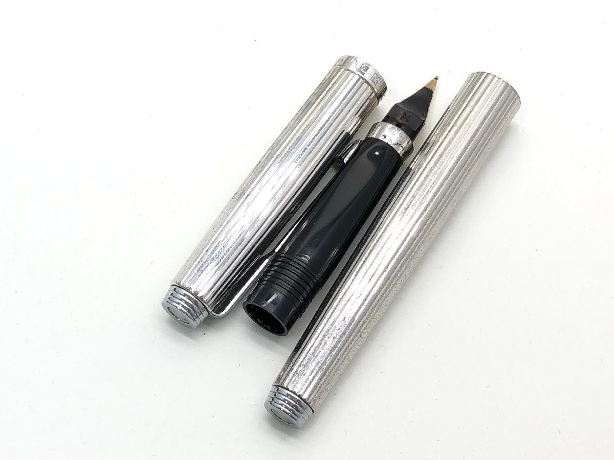 PARKER パーカー 30μ 万年筆 ペン先 750 シルバー 箱付き 筆記未確認 現状渡し中古【MA010028】_画像6