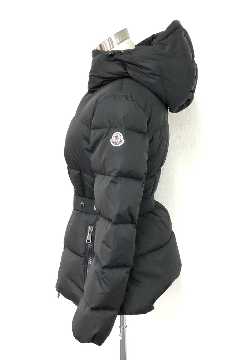 モンクレール MONCLER ダウンジャケット CARDONCELLE ブラック レディース サイズ034 ハンガー付き 中古【UC010007】_画像4