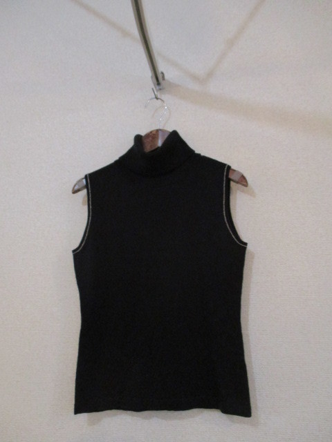 KleinDOEIL( Michel Klein ) black twin knitted (USED)122218