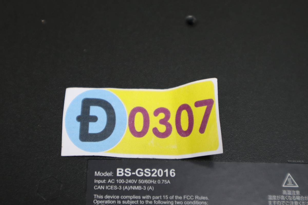 D0307 & L BUFFALO バッファロー BS-GS2016 スイッチ 16ポートの画像8