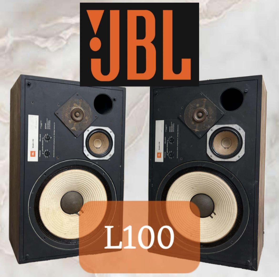 J11★希少 JBL L100 スピーカー ペア 3WAY_画像1