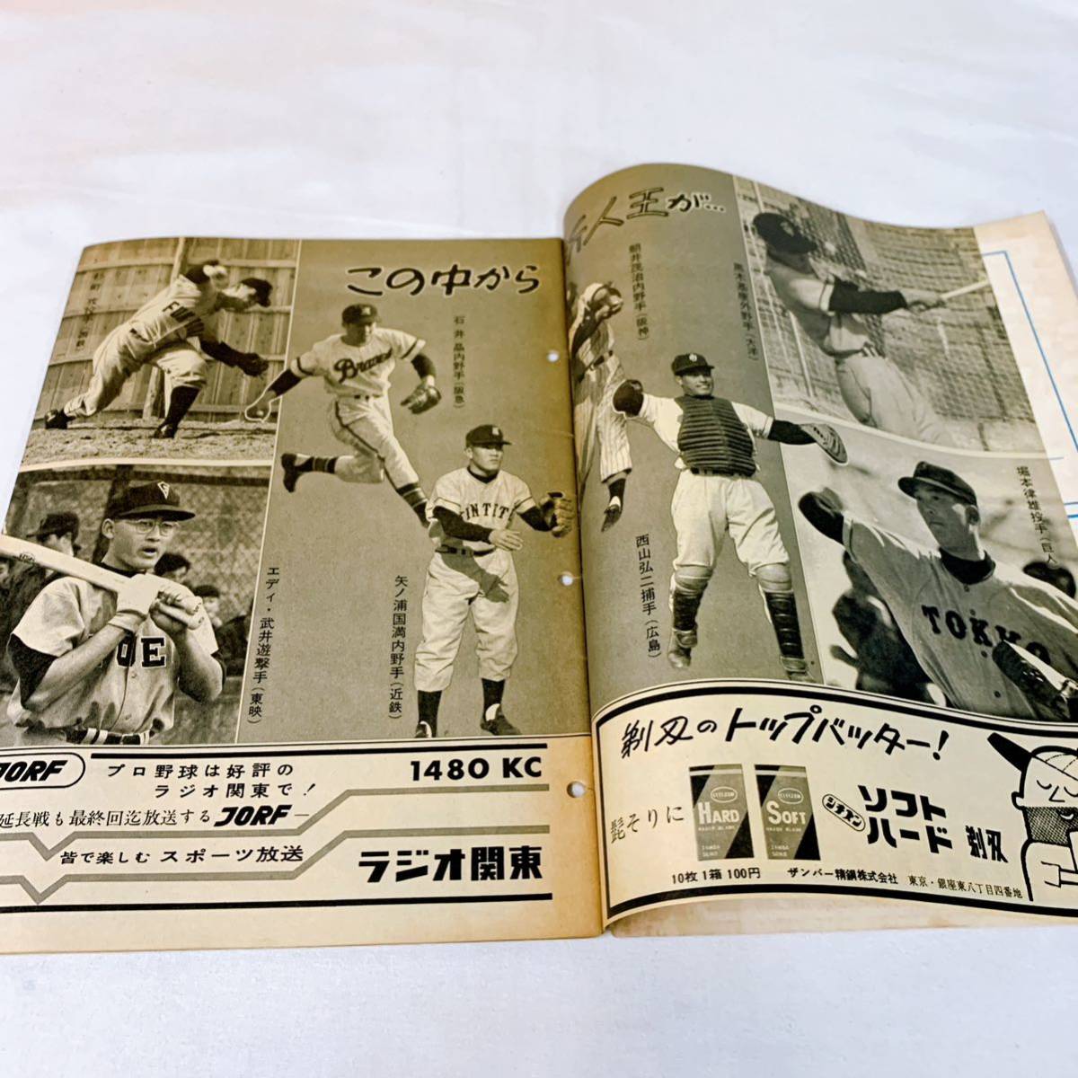 M3-K1/9 週刊　読売スポーツ　3月臨時増刊　プロ野球　選手総覧　1960 冊子_画像5