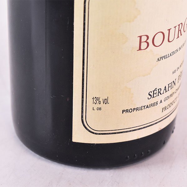 ★セラファン ペール エ フィス ブルゴーニュ 2000年 赤 ※ 750ml 13% SERAFIN PERE & FILS A140343_画像8