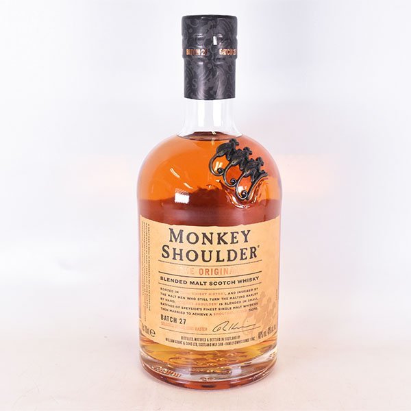 1円～★モンキー ショルダー オリジナル バッチ27 ※ 700ml 40% スコッチウイスキー MONKEY SHOULDER A210078_画像1