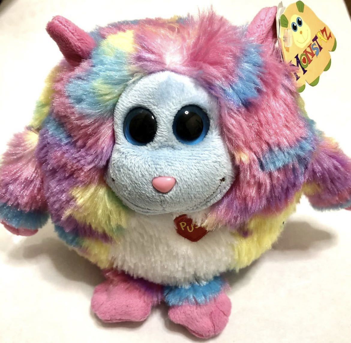 MONSTAZ soft toy ty Beanies willy colorful Rainbow 